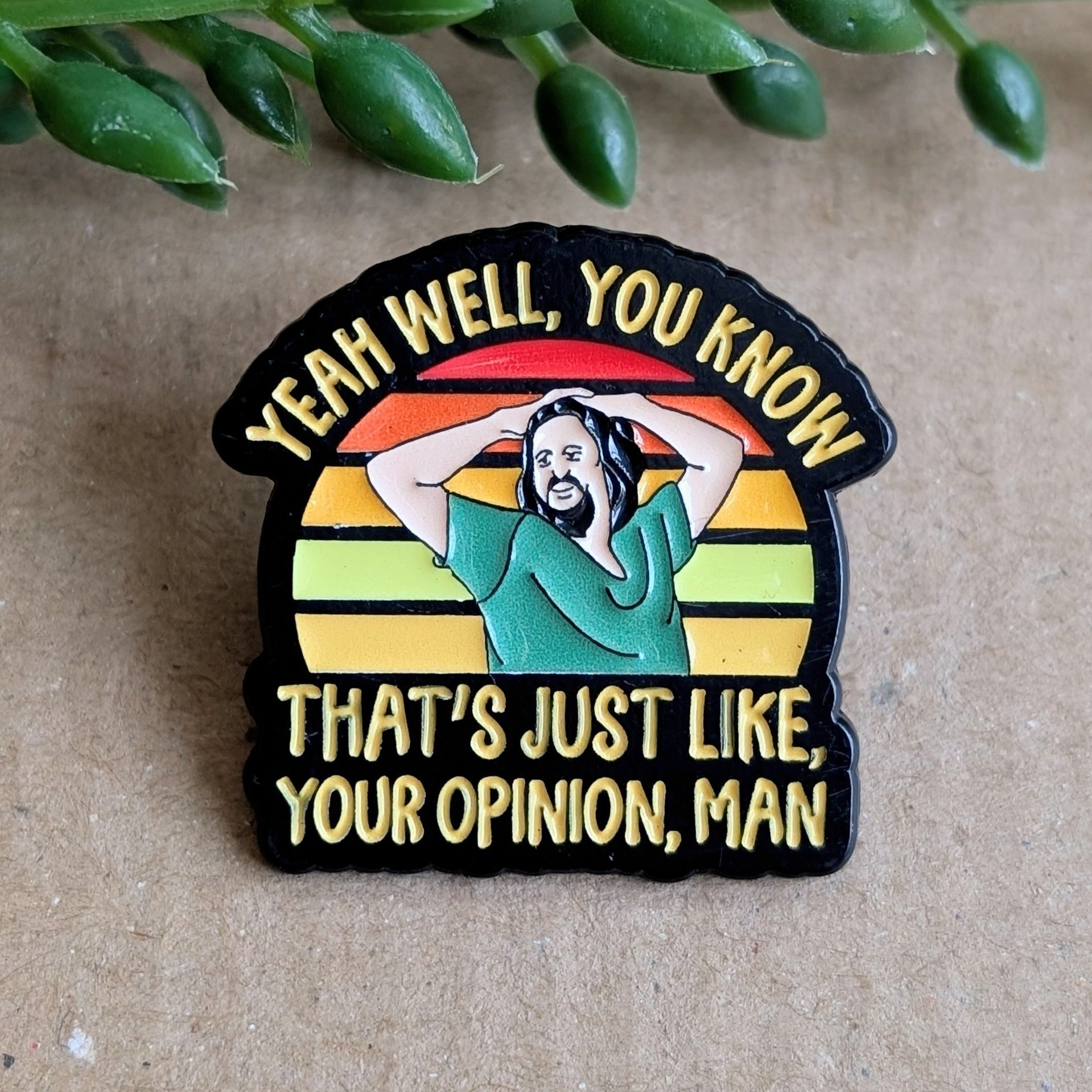 The Big Lebowski Enamel Pin