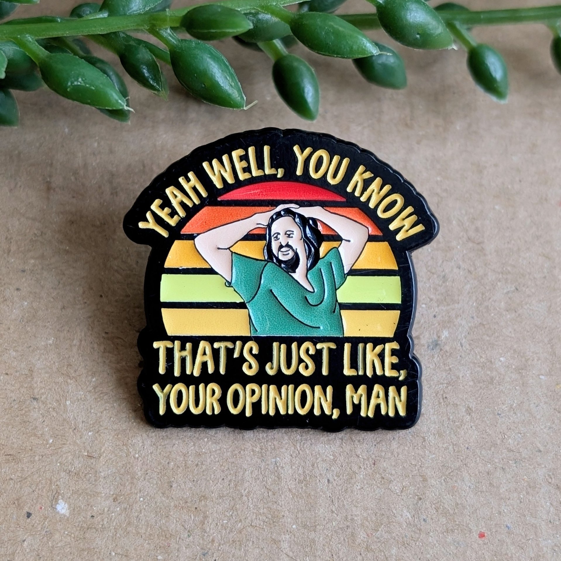 The Big Lebowski Enamel Pin