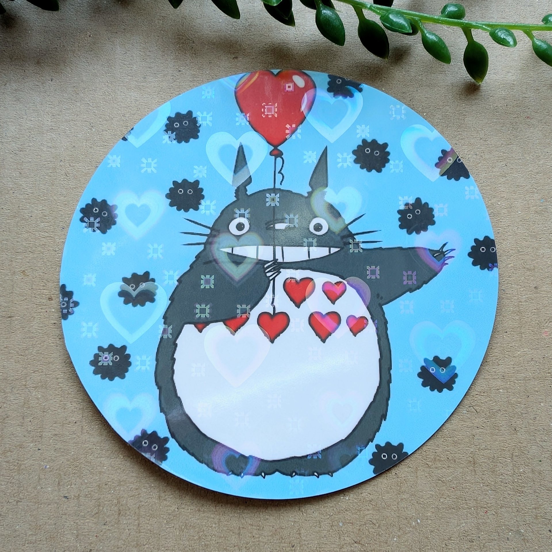 My Neighbor Totoro Sticker - Holographic Vinyl Sticker