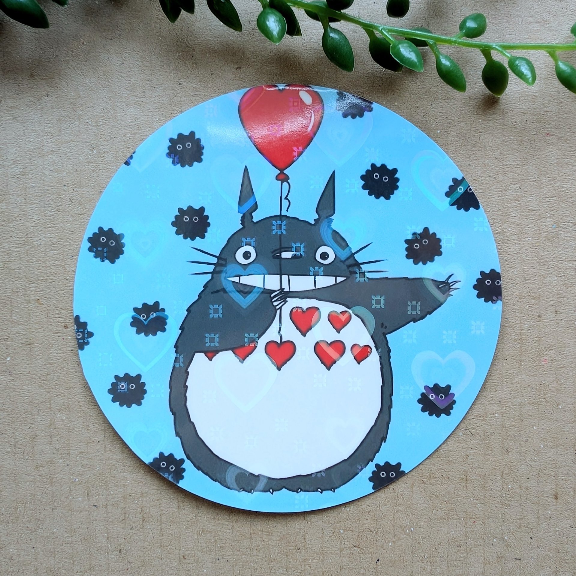 My Neighbor Totoro Sticker - Holographic Vinyl Sticker