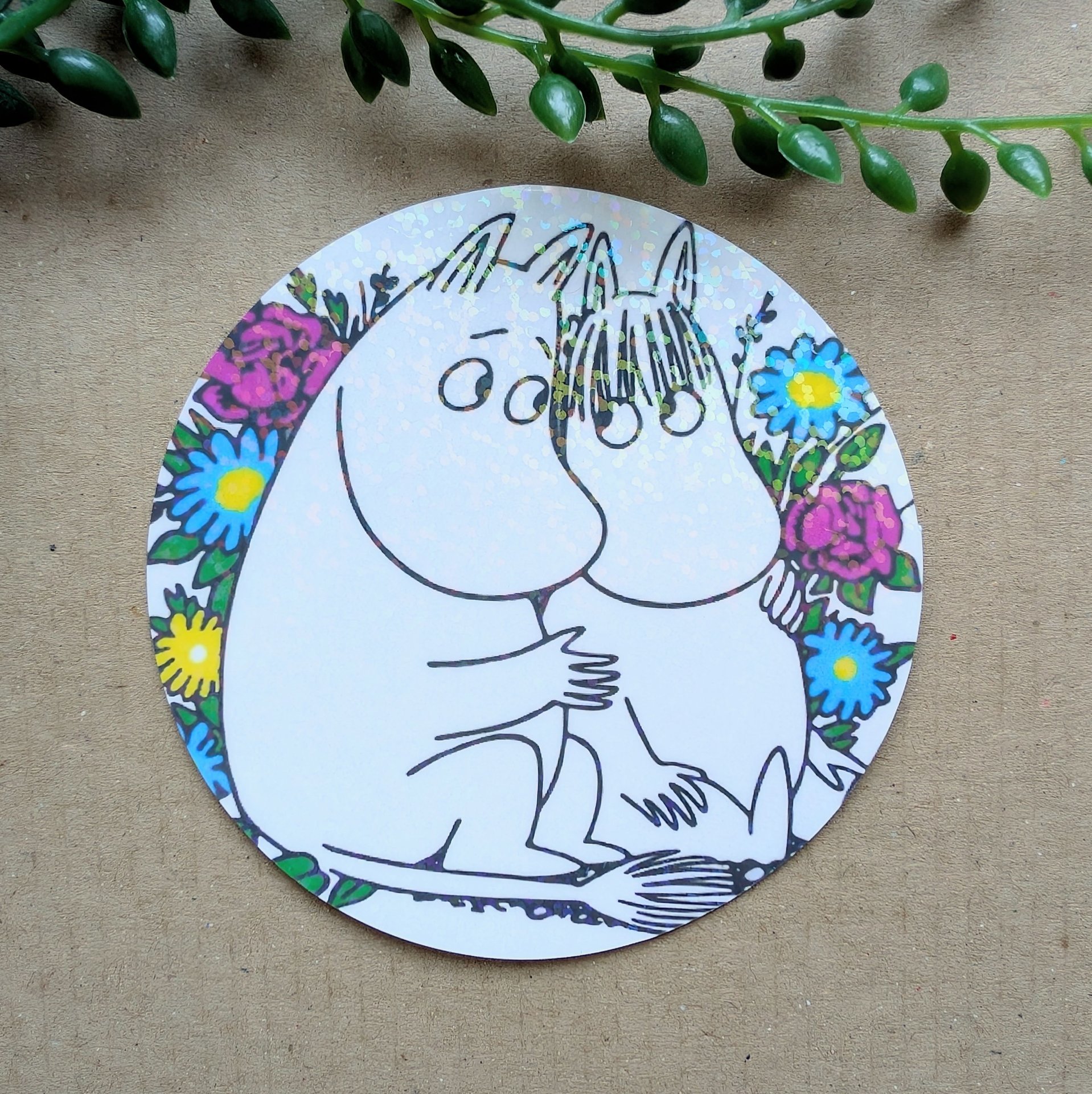 Moomins Sticker - Holographic Vinyl Sticker