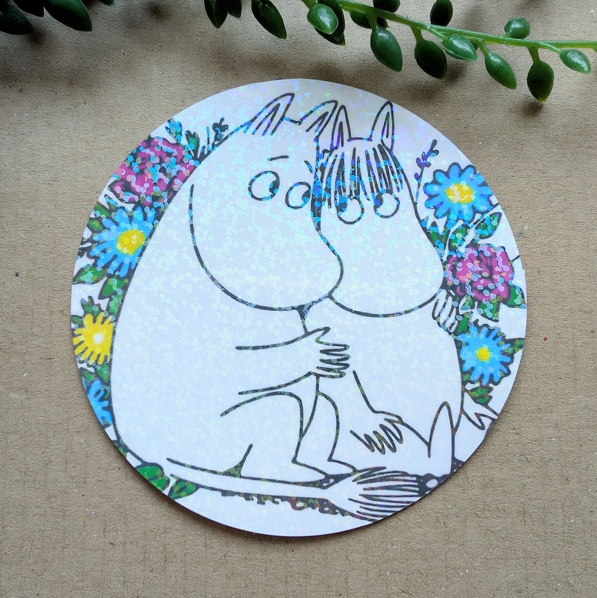 Moomins Sticker - Holographic Vinyl Sticker