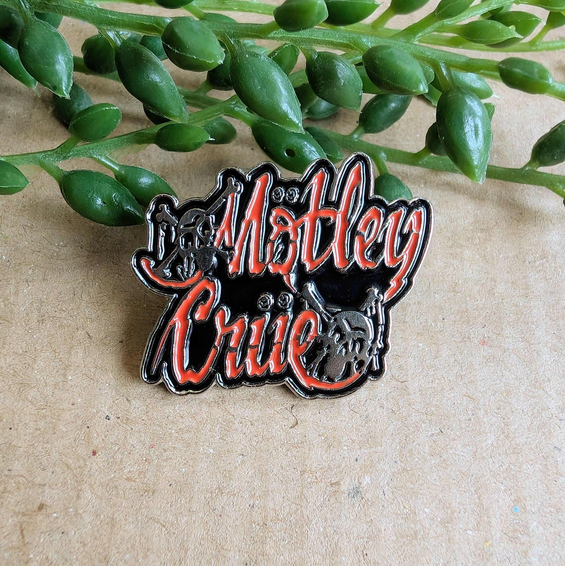 Motley Crue Enamel Pin Badge