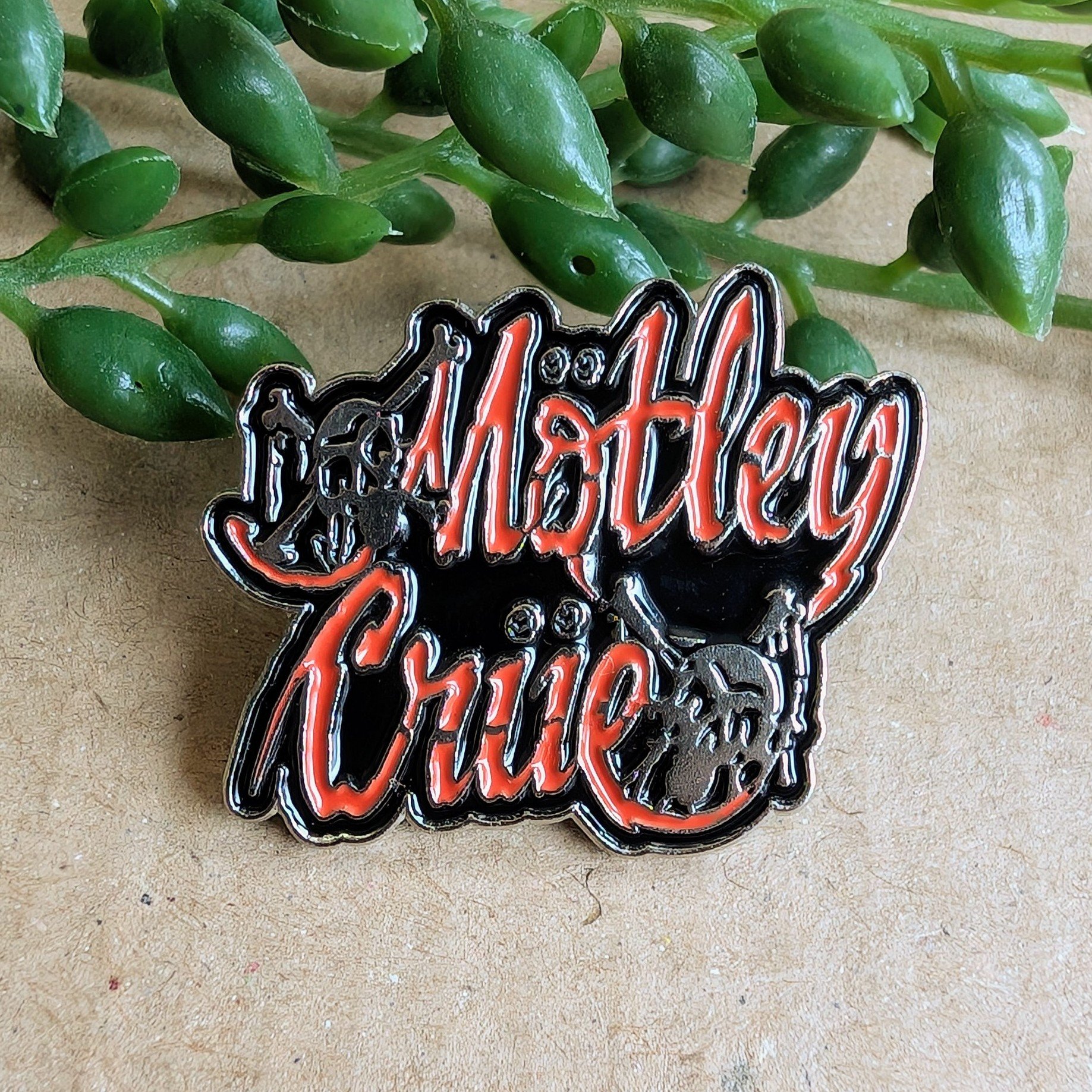 Motley Crue Enamel Pin Badge