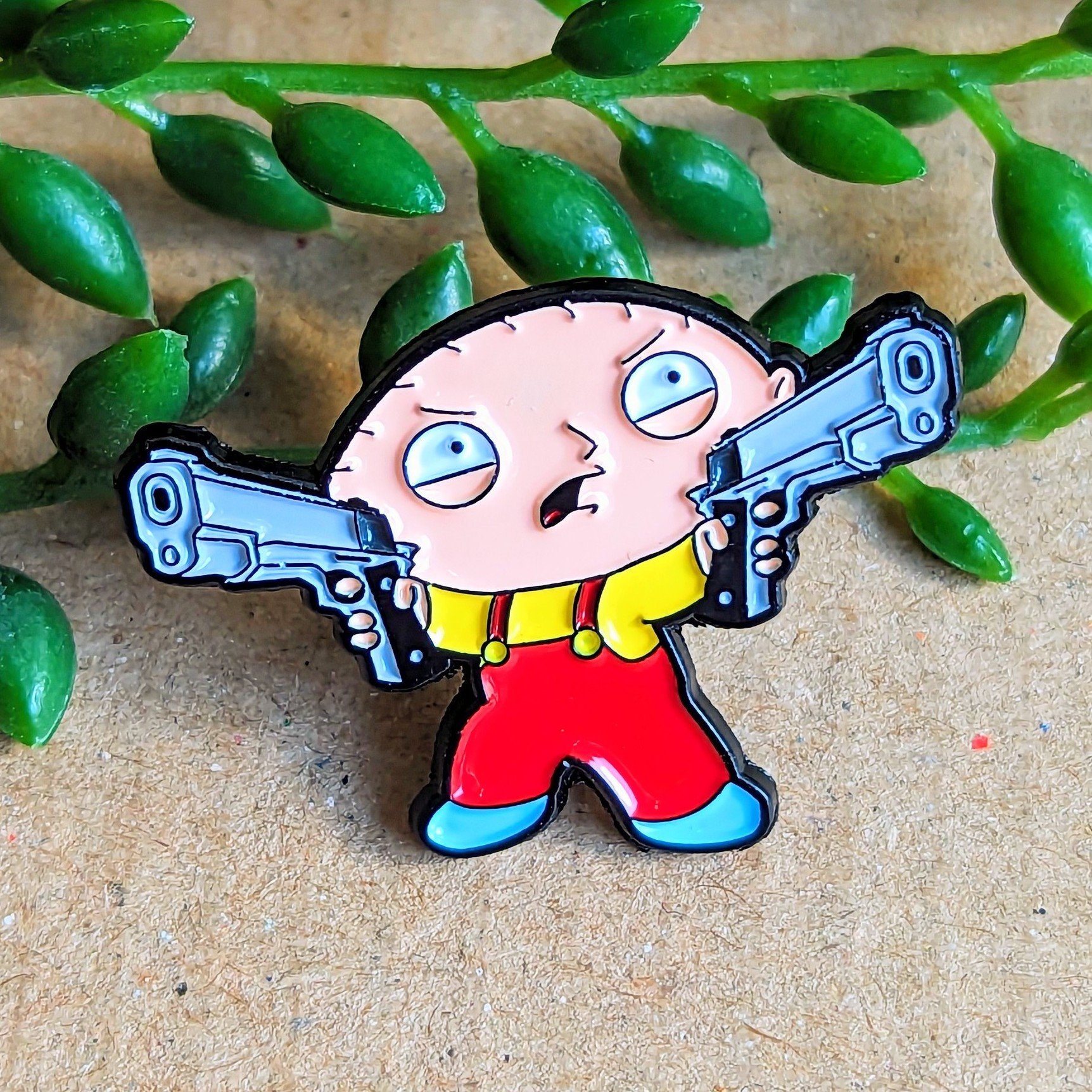 Family Guy Stewie Enamel Pin Badge