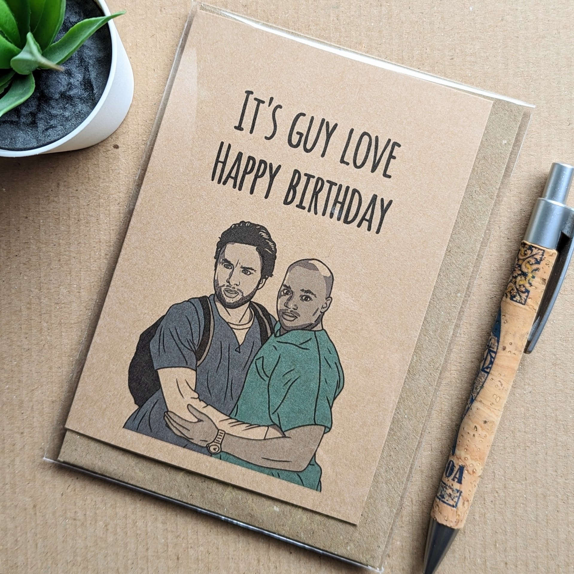 Funny Scrubs Birthday Card
