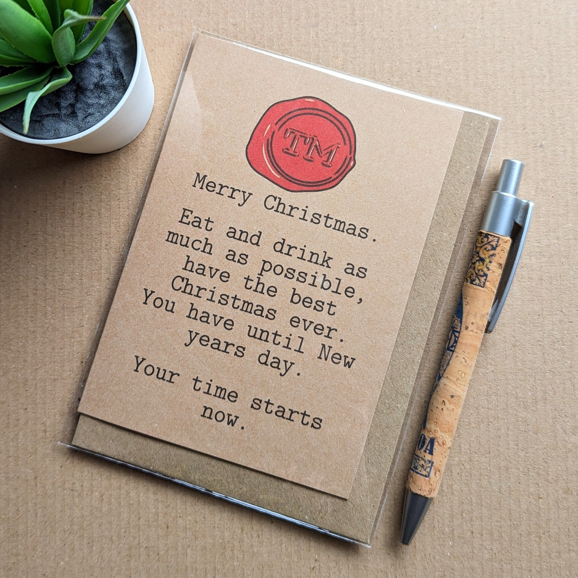 Funny Taskmaster Christmas Card