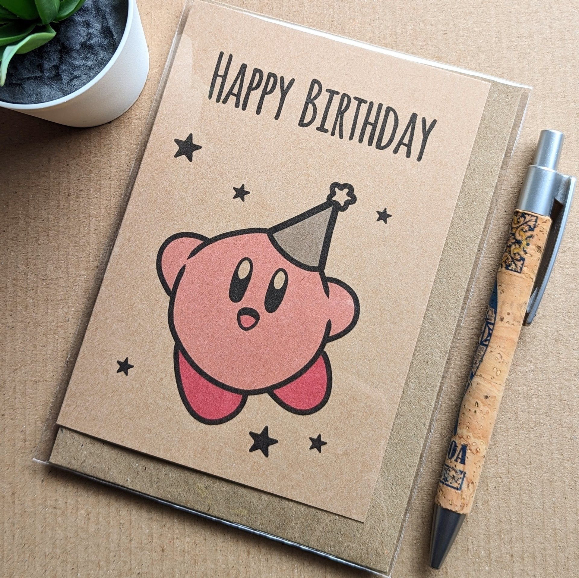 Kirby Birthday Card 