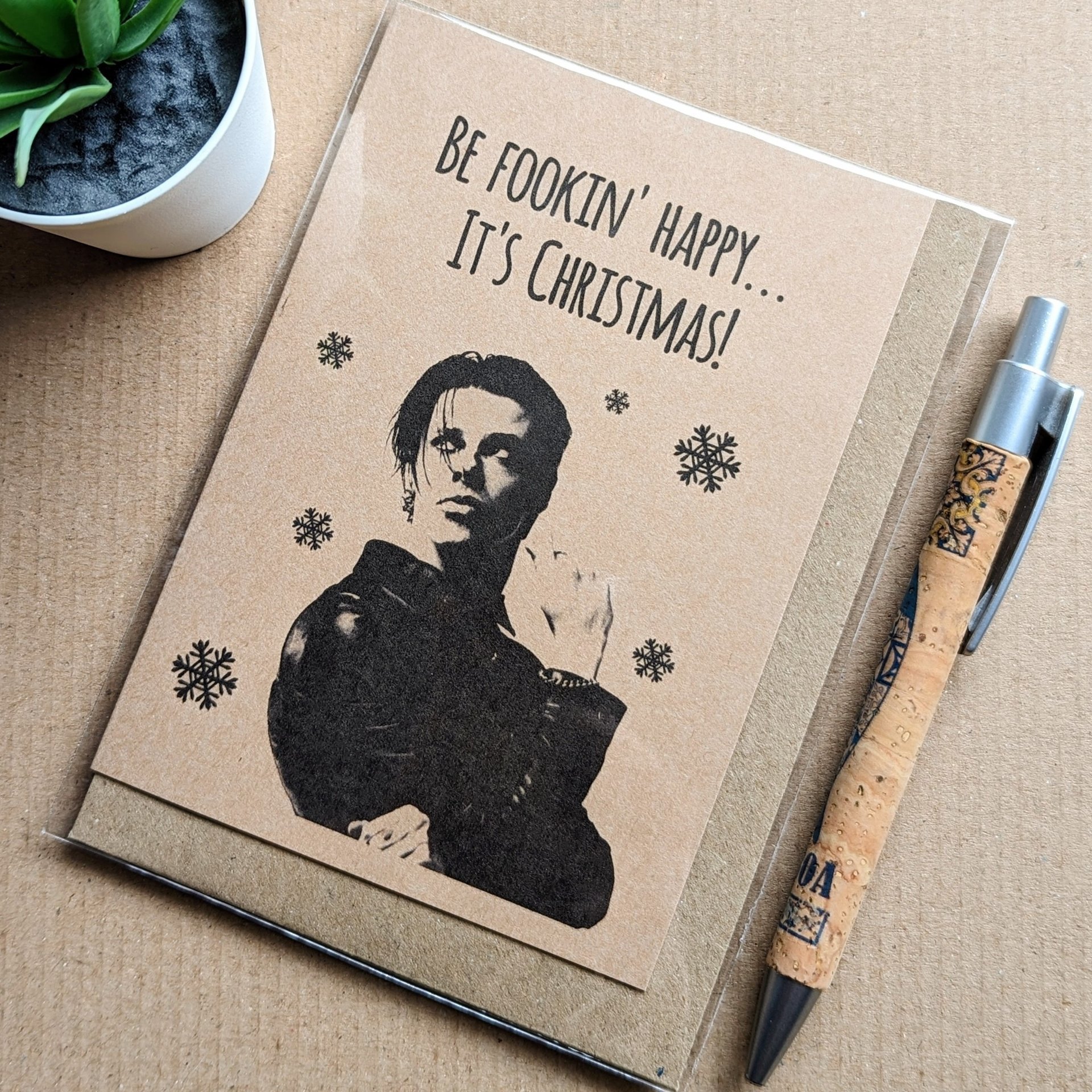 Yungblud Christmas card