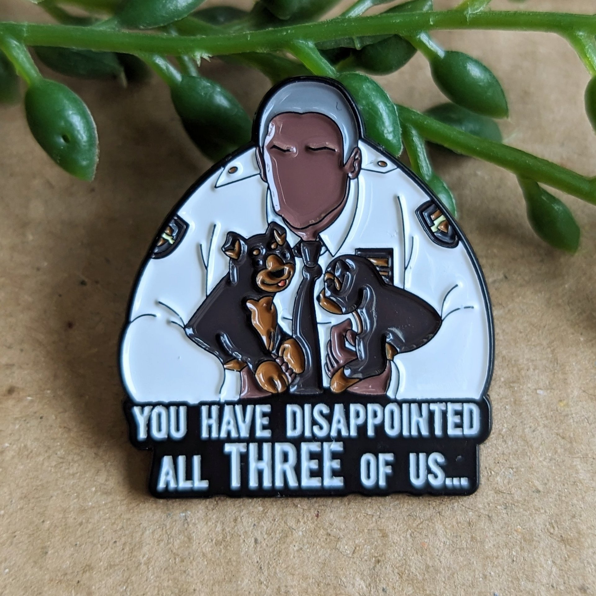 Brooklyn Nine-Nine Captain Holt Enamel Pin Badge