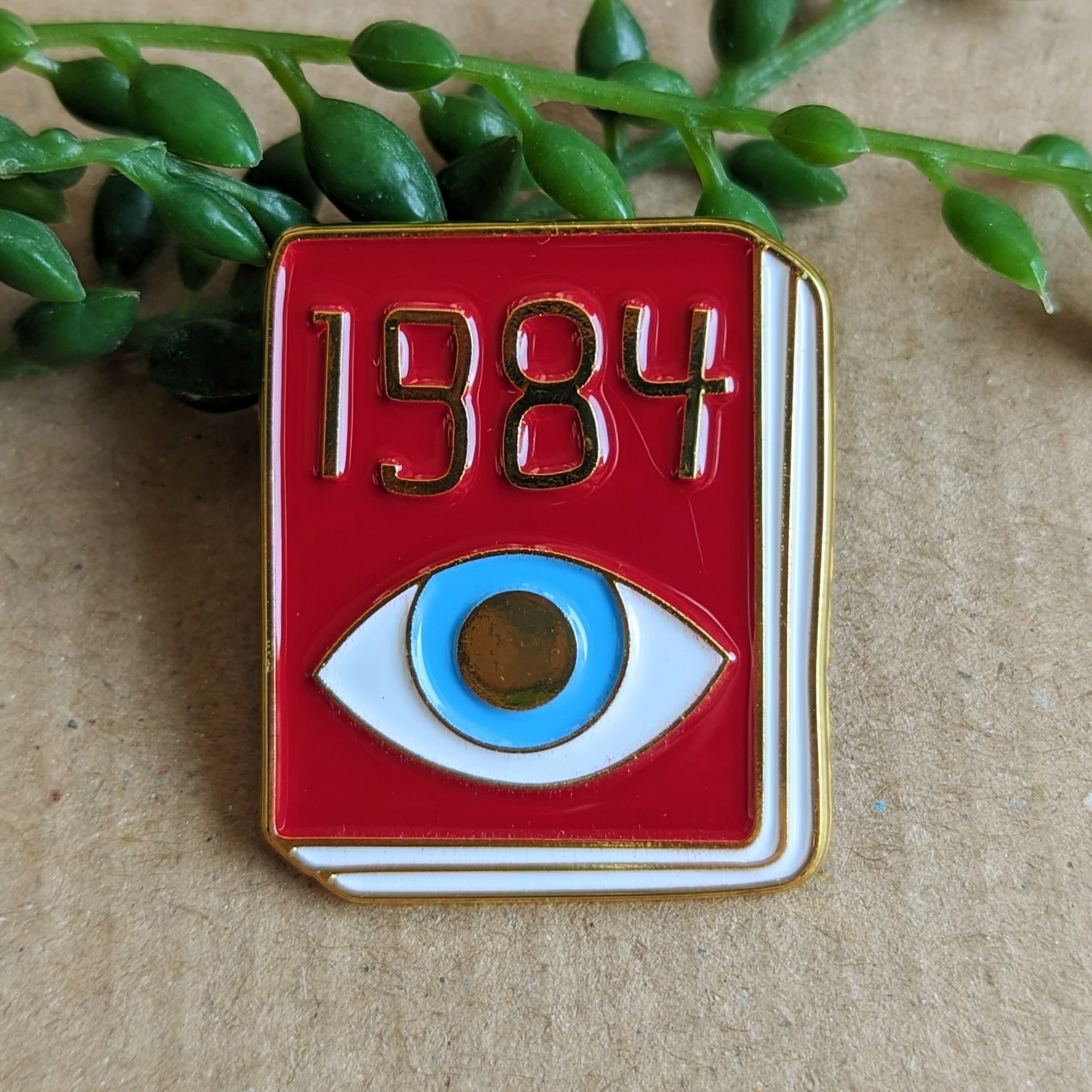 1984 Enamel Pin Badge