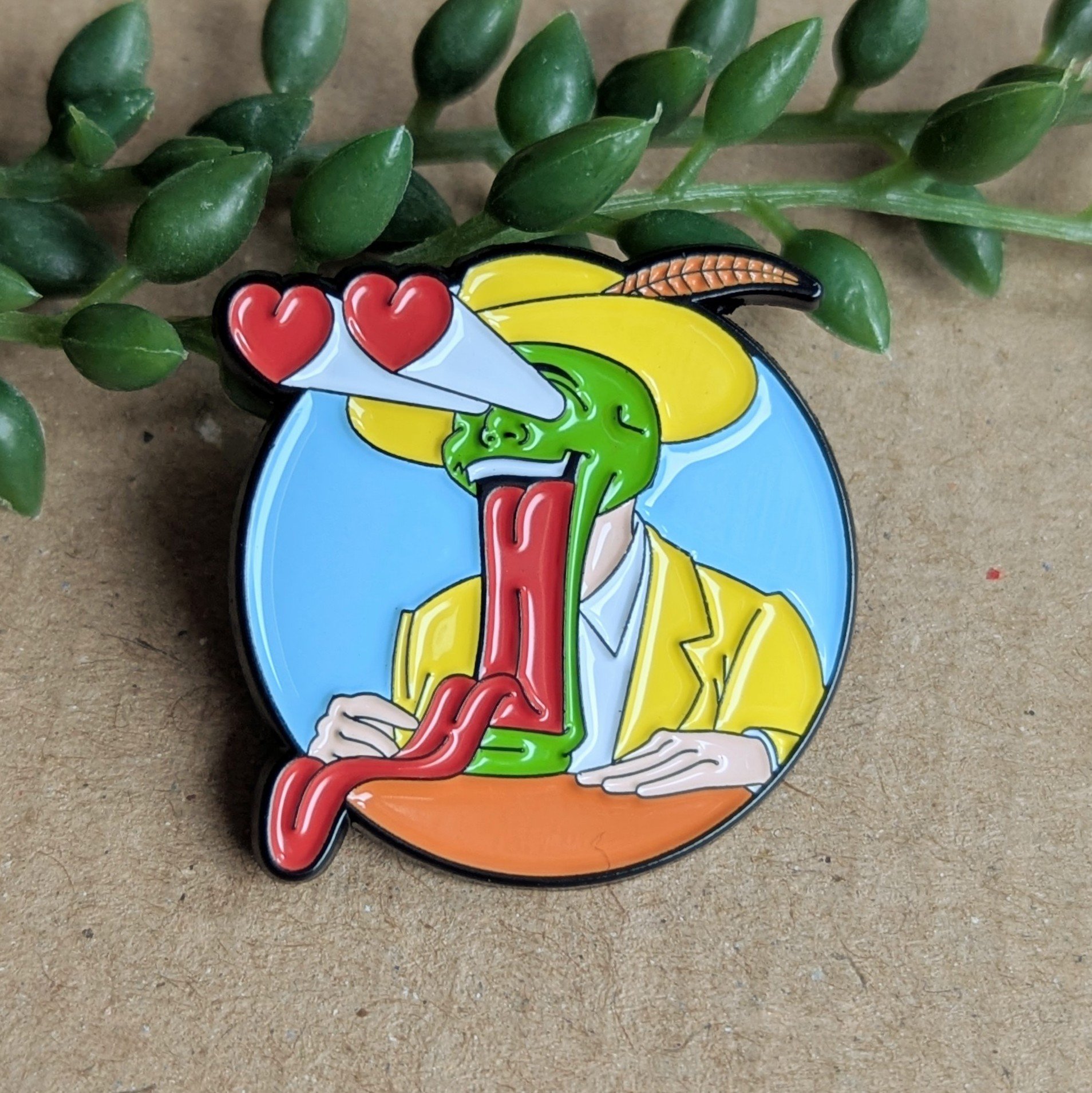 The Mask Enamel Pin Badge