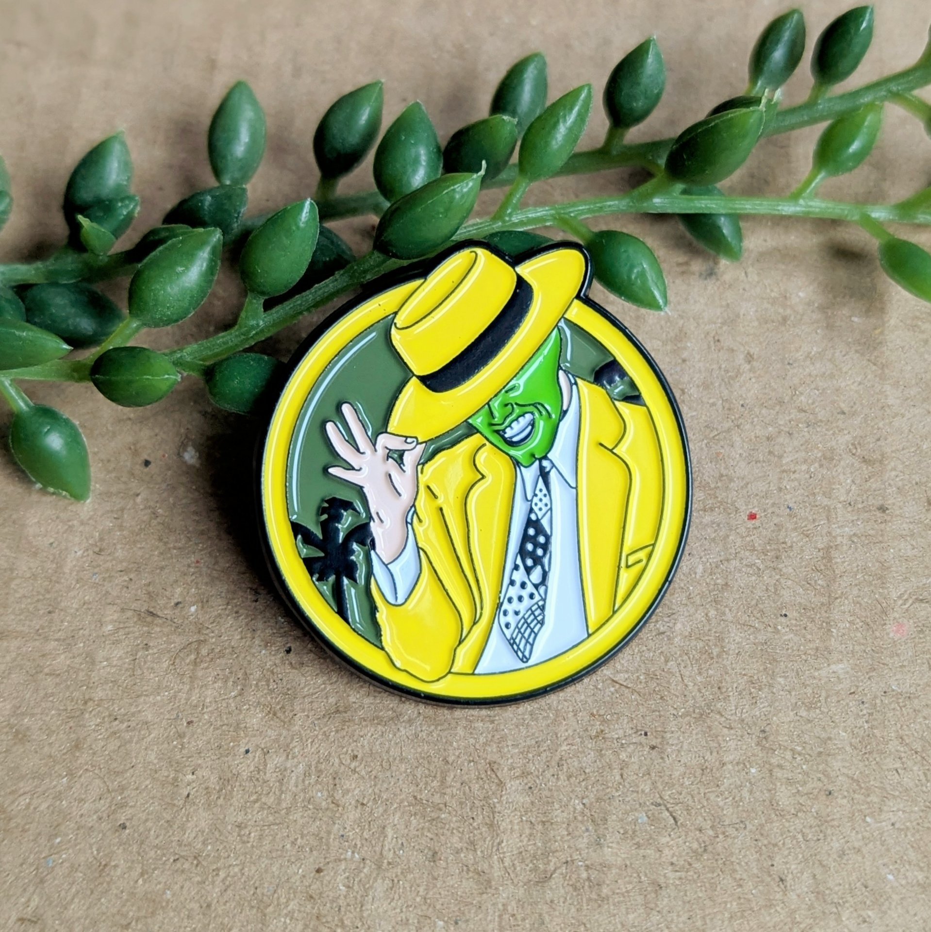 The Mask Enamel Pin Badge