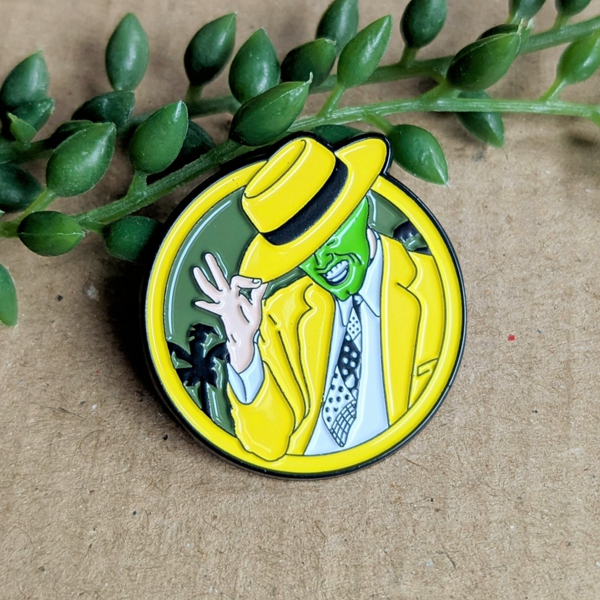 The Mask Enamel Pin Badge