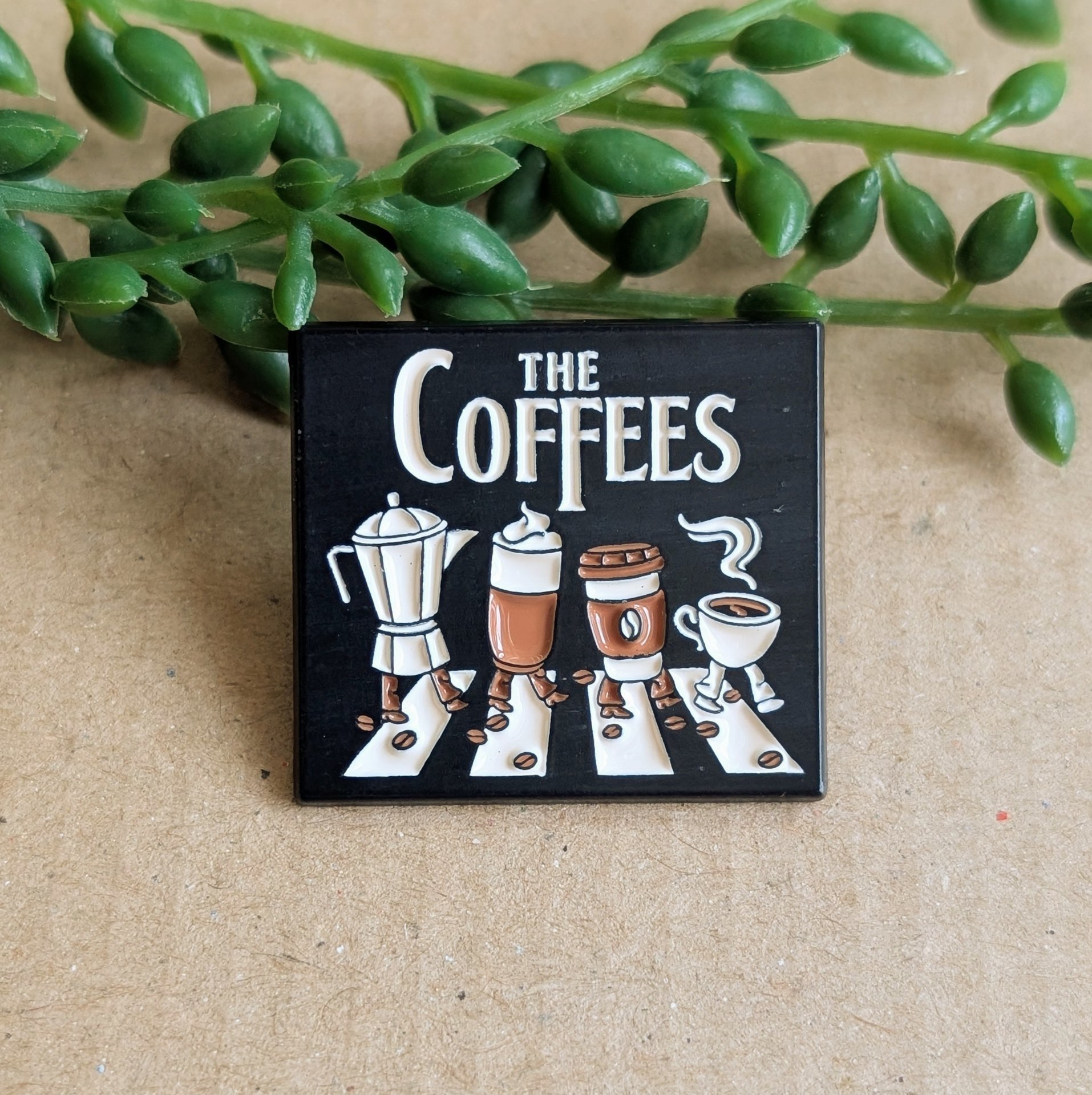The Beatles Enamel Pin Badge - Coffees