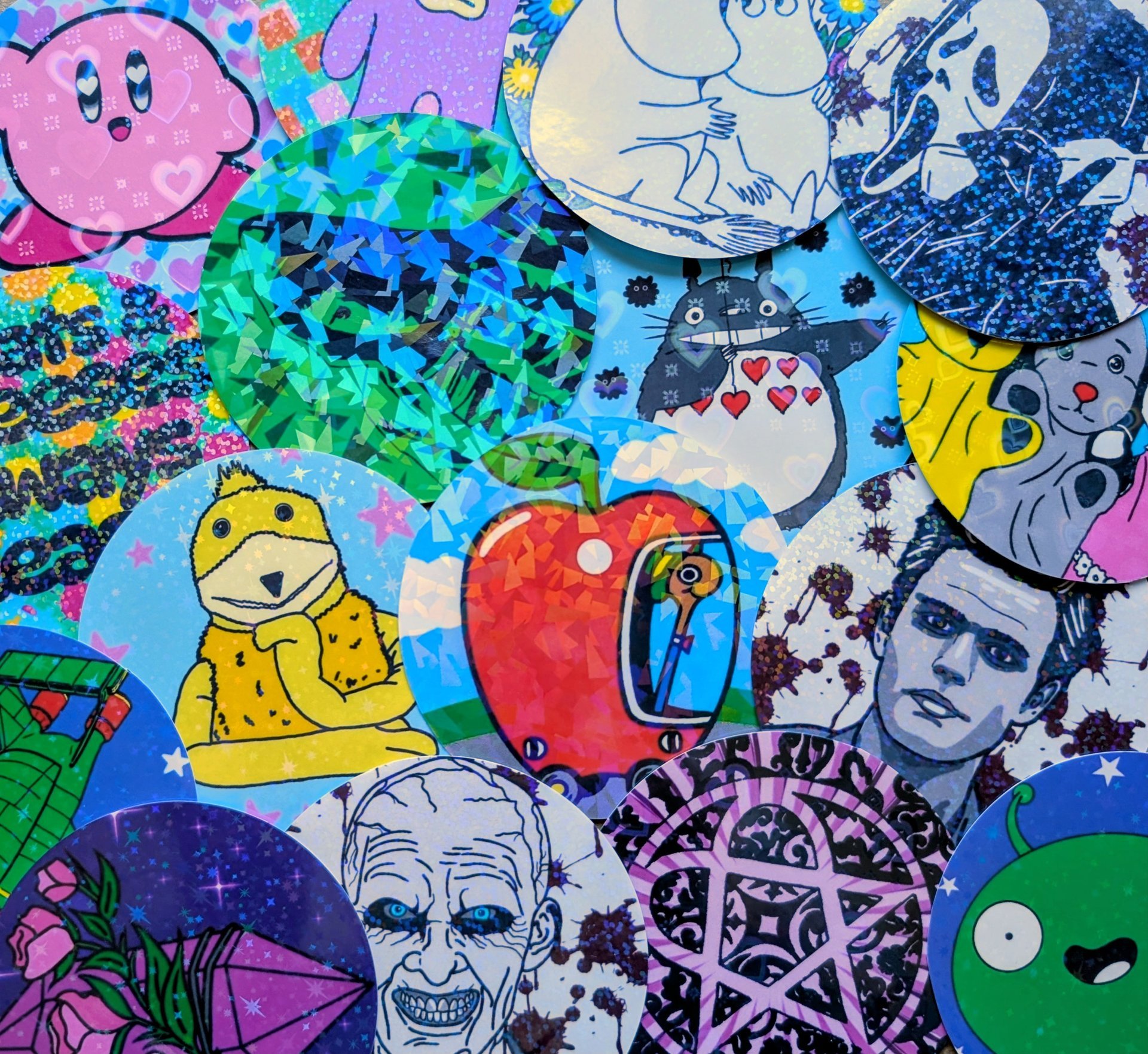 My Neighbor Totoro Sticker - Holographic Vinyl Sticker