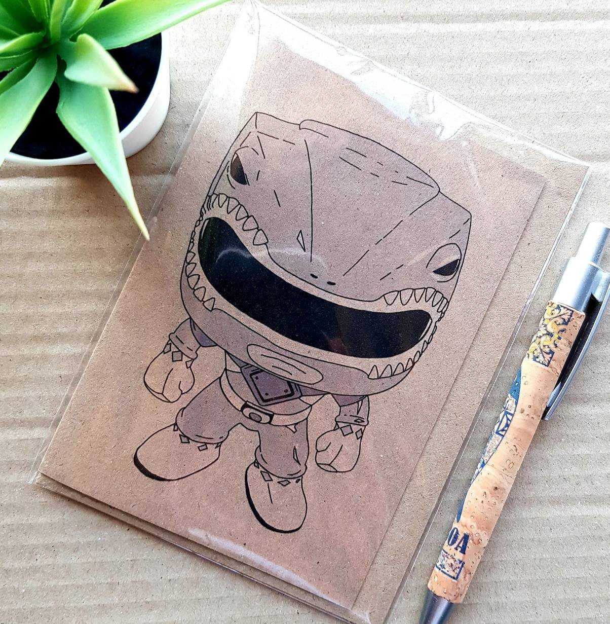 Funko Power Rangers Birthday Card - Blank Rangers Card