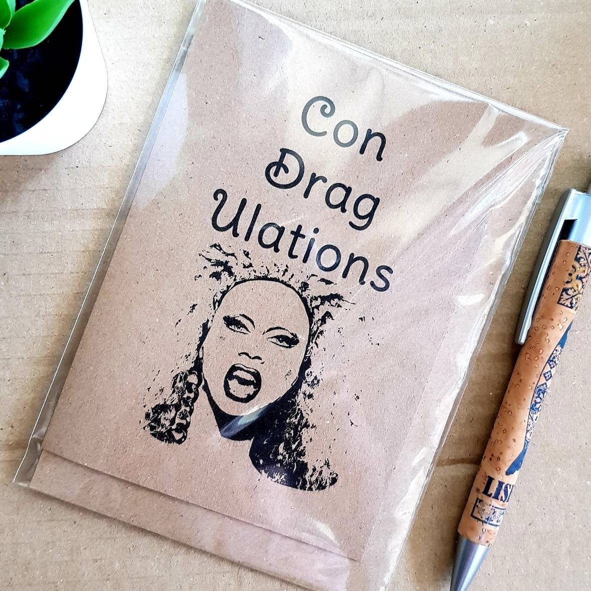 Rupauls Drag Race Congratulations card - coming out card