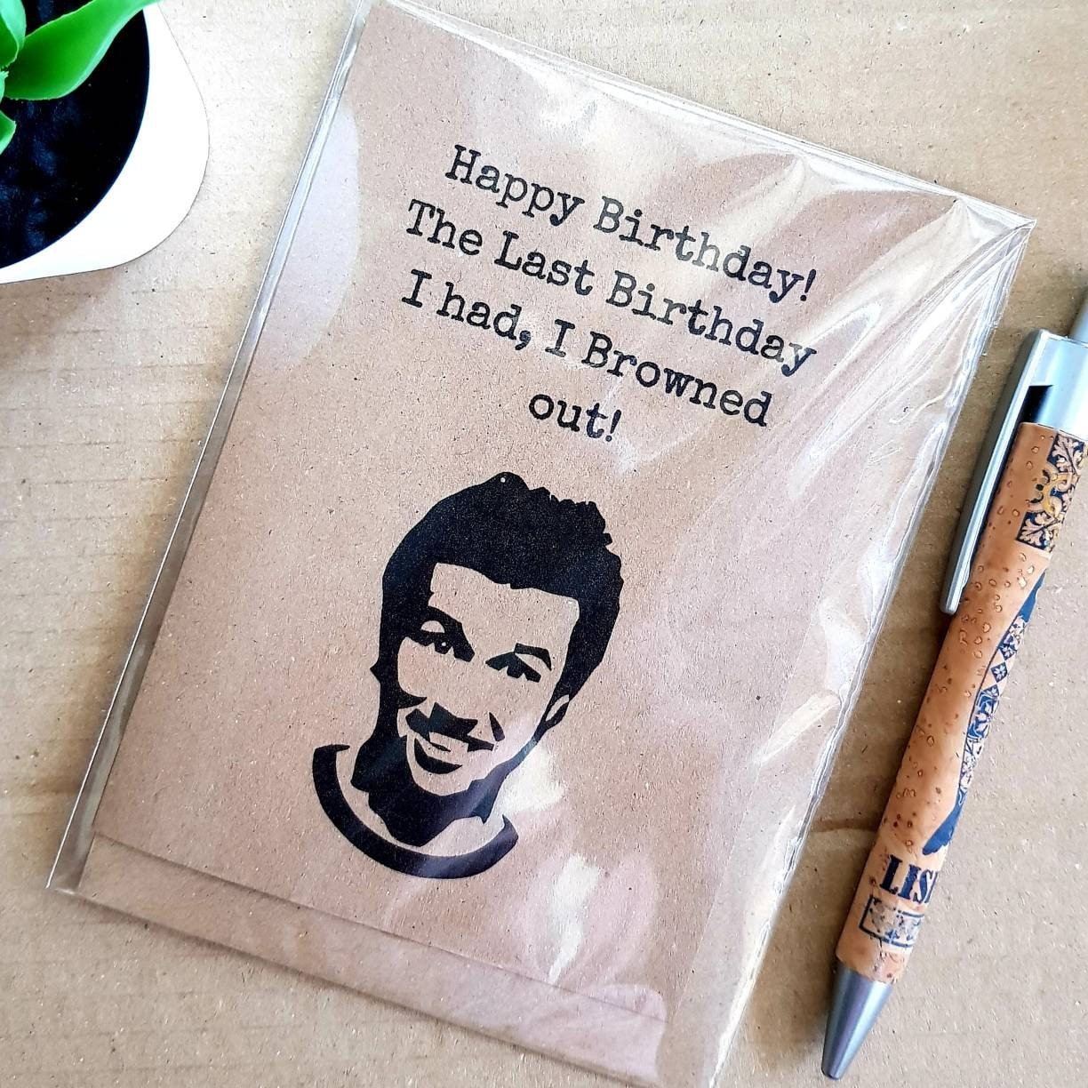 Funny Always Sunny Birthday Card - Browned out Mac Quote its Always Sunny in Philadelphia Blank Card
