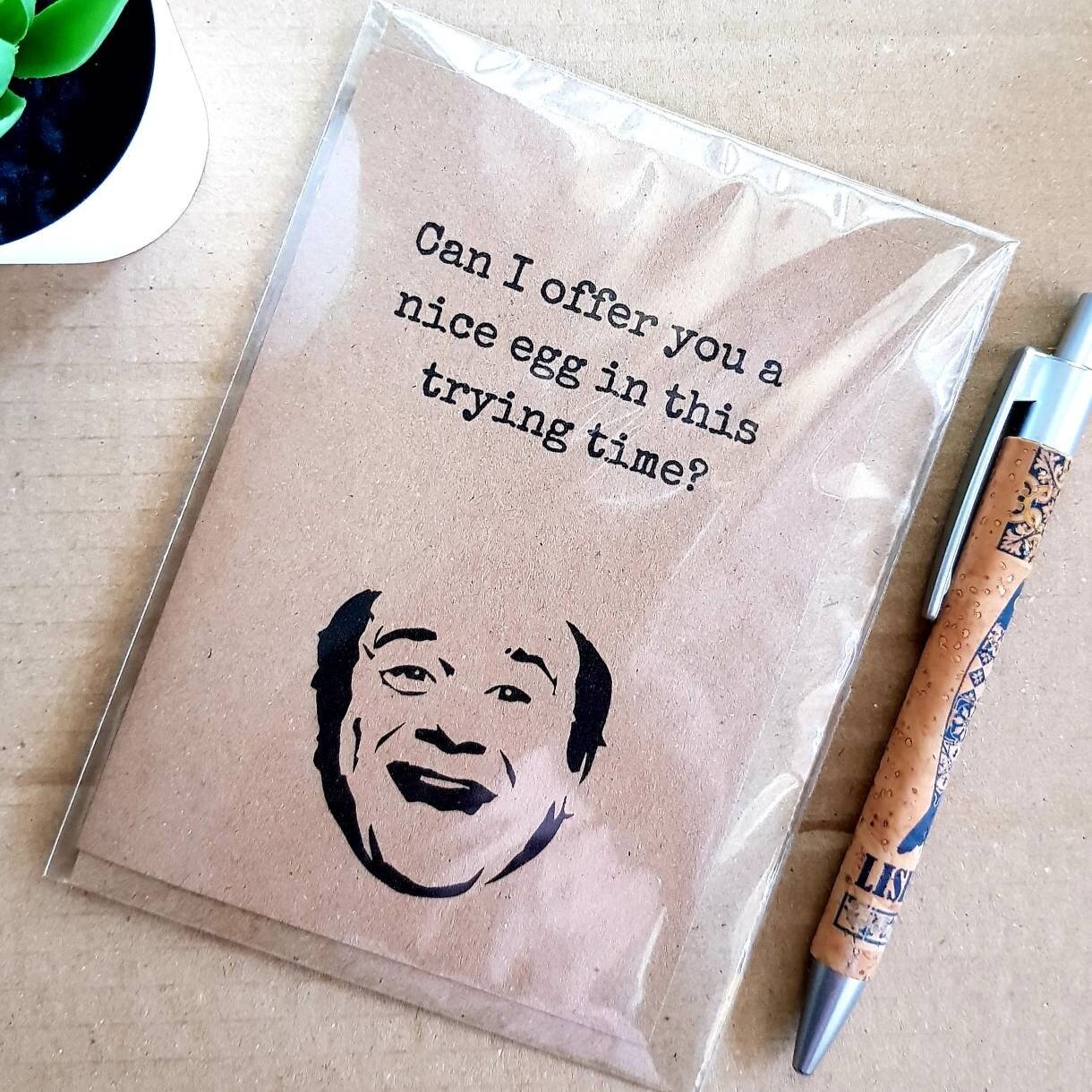 Funny Always Sunny Birthday Card - Egg Frank Quote its Always Sunny in Philadelphia Blank Card
