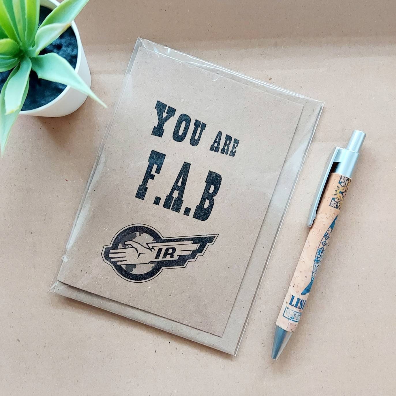 Thunderbirds valentines Card - You are FAB