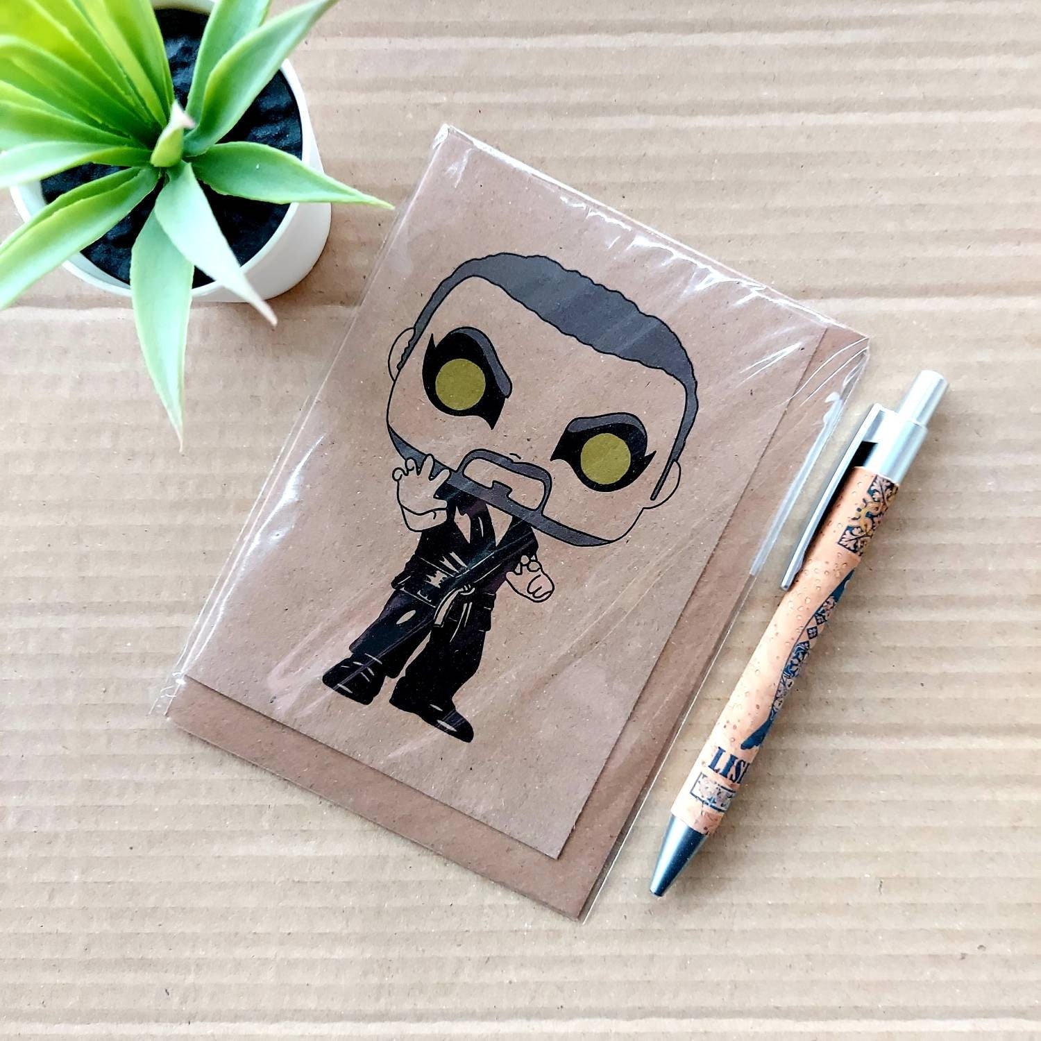 Funny Always sunny Dayman Birthday Card - Funko pop Nightman Mac