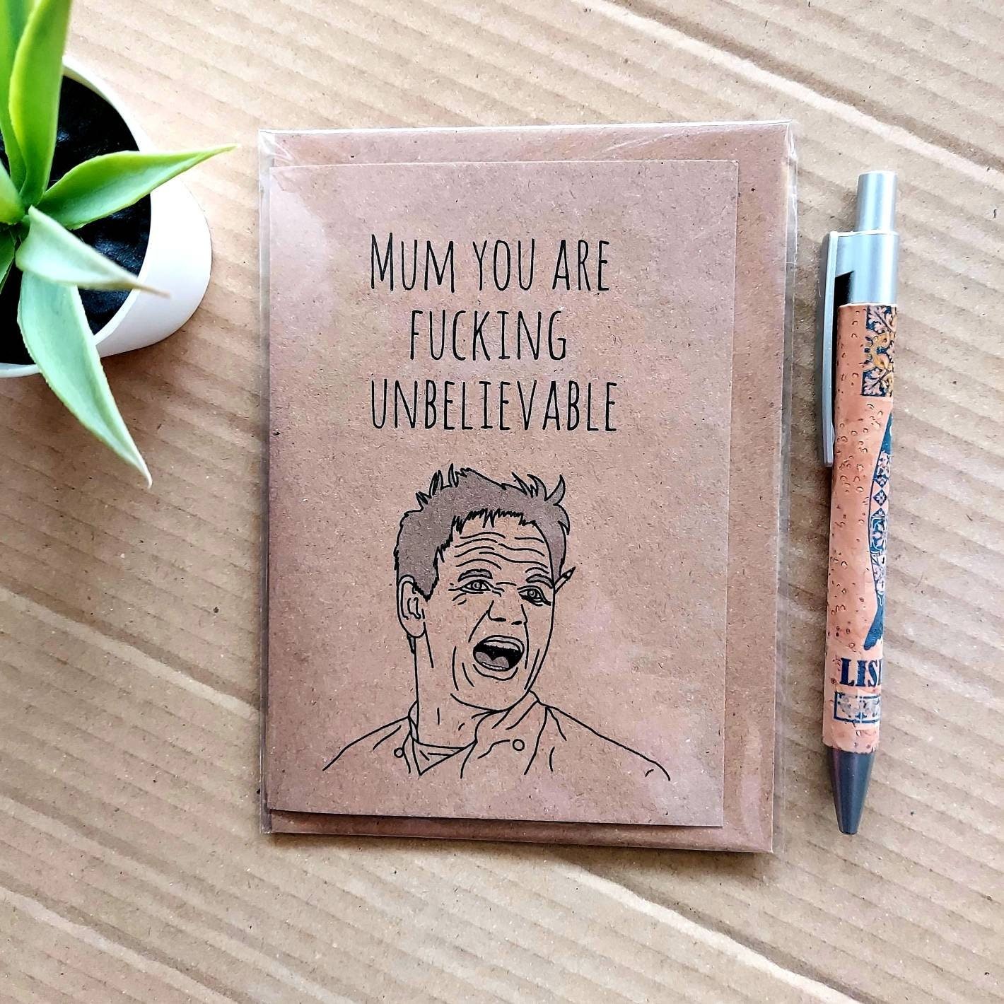 Funny Gordon Ramsay Mum Card