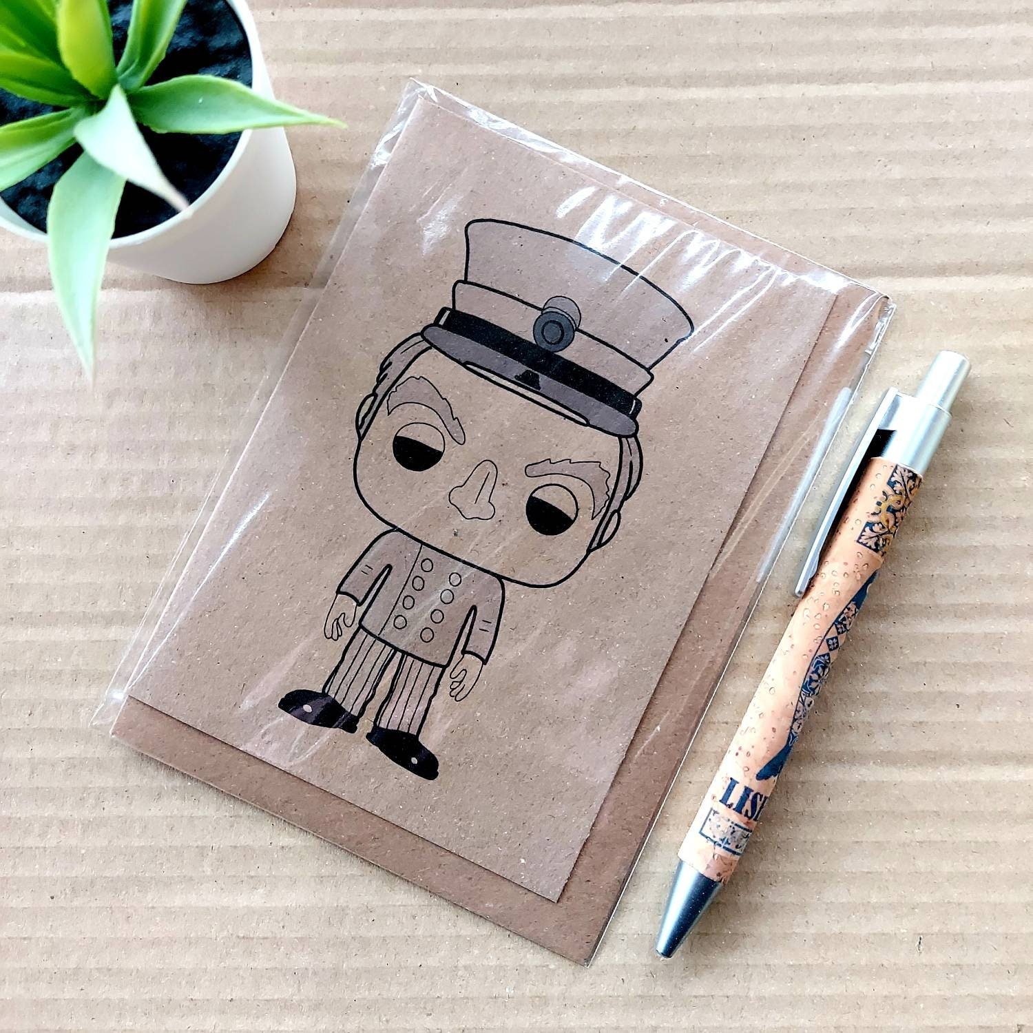 Thunderbirds Parker Birthday Card - funko pop