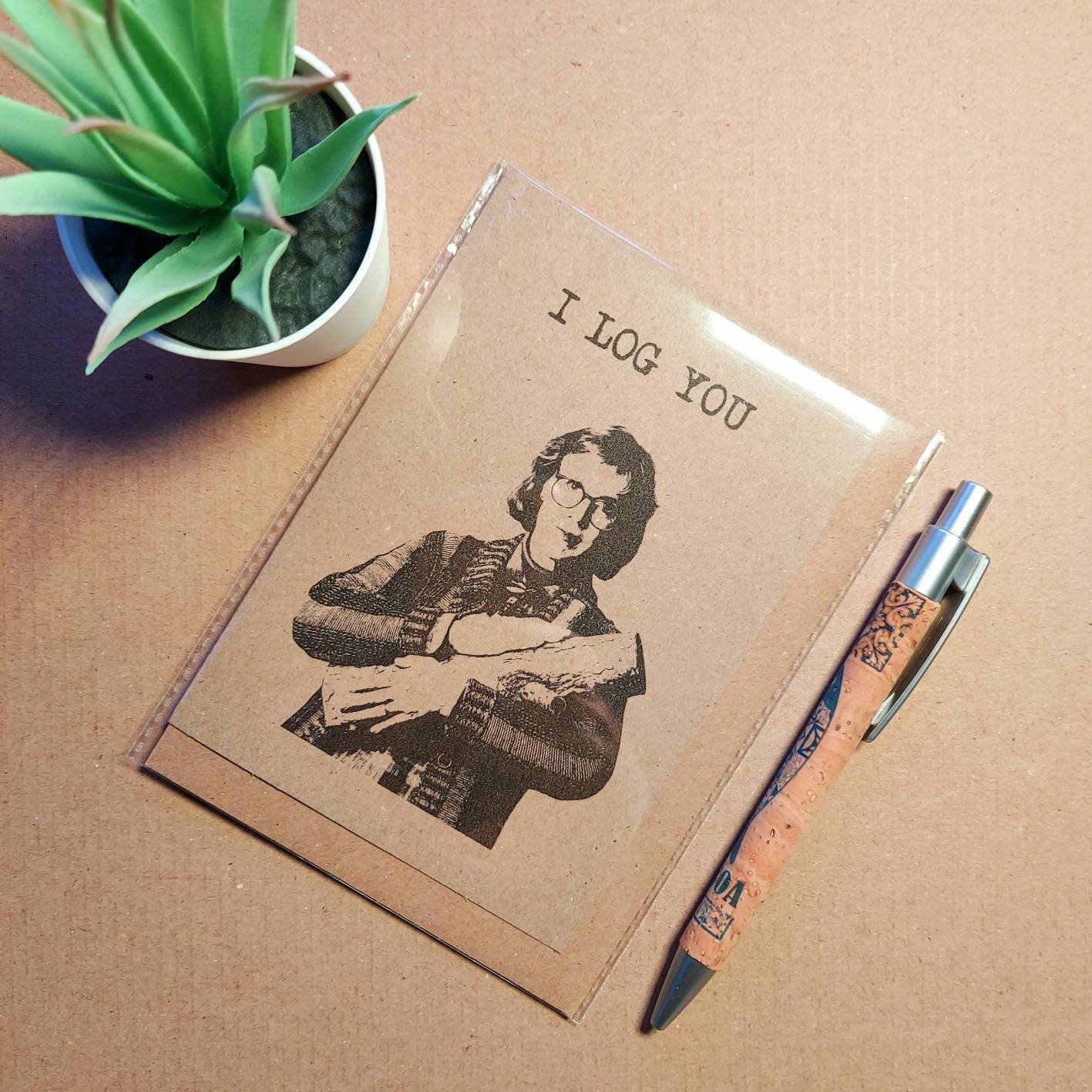Funny Twin Peaks Birthday Card - Log Lady I love you Card