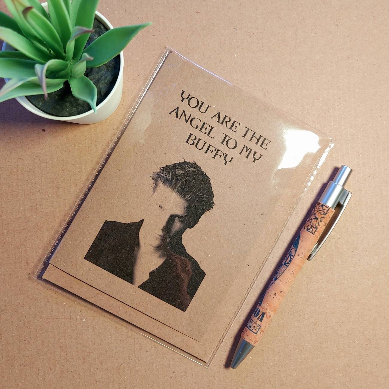 Buffy Valentines Card - Boyfriend Angel Birthday card
