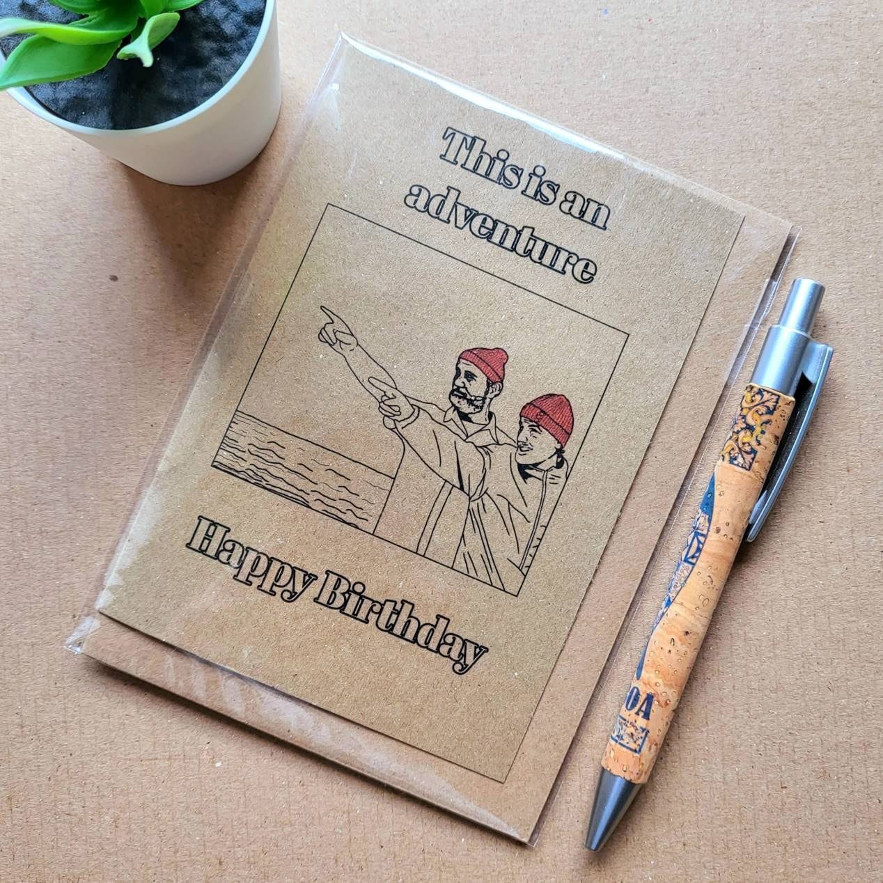 Funny Life Aquatic Birthday Card