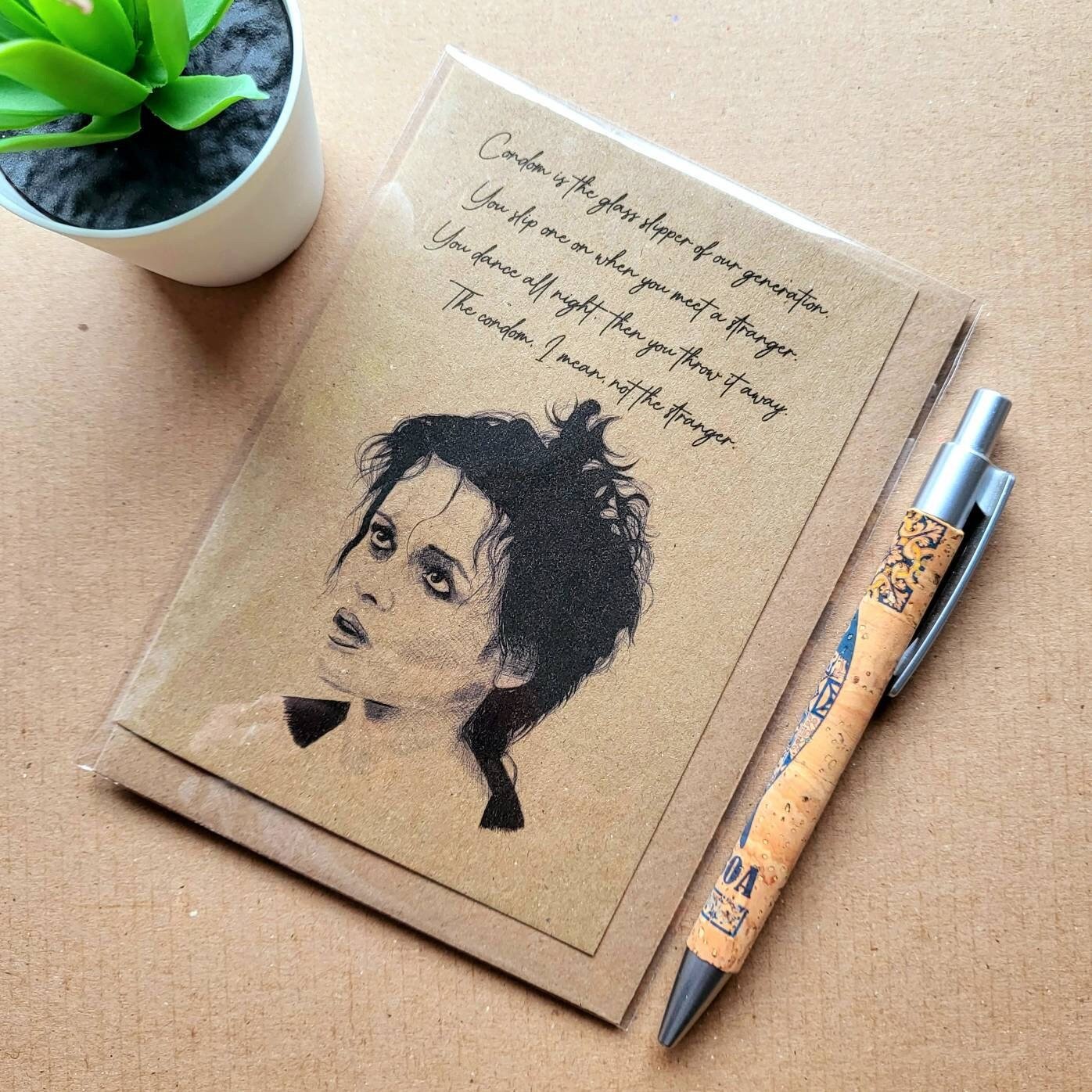 Fight Club quote Card with Marla Singer
