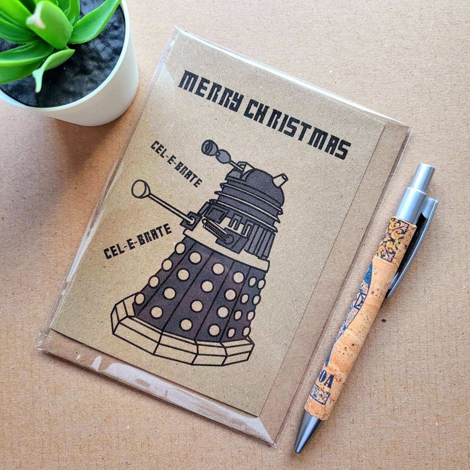 Funny Doctor who Christmas Card - dr who dalek