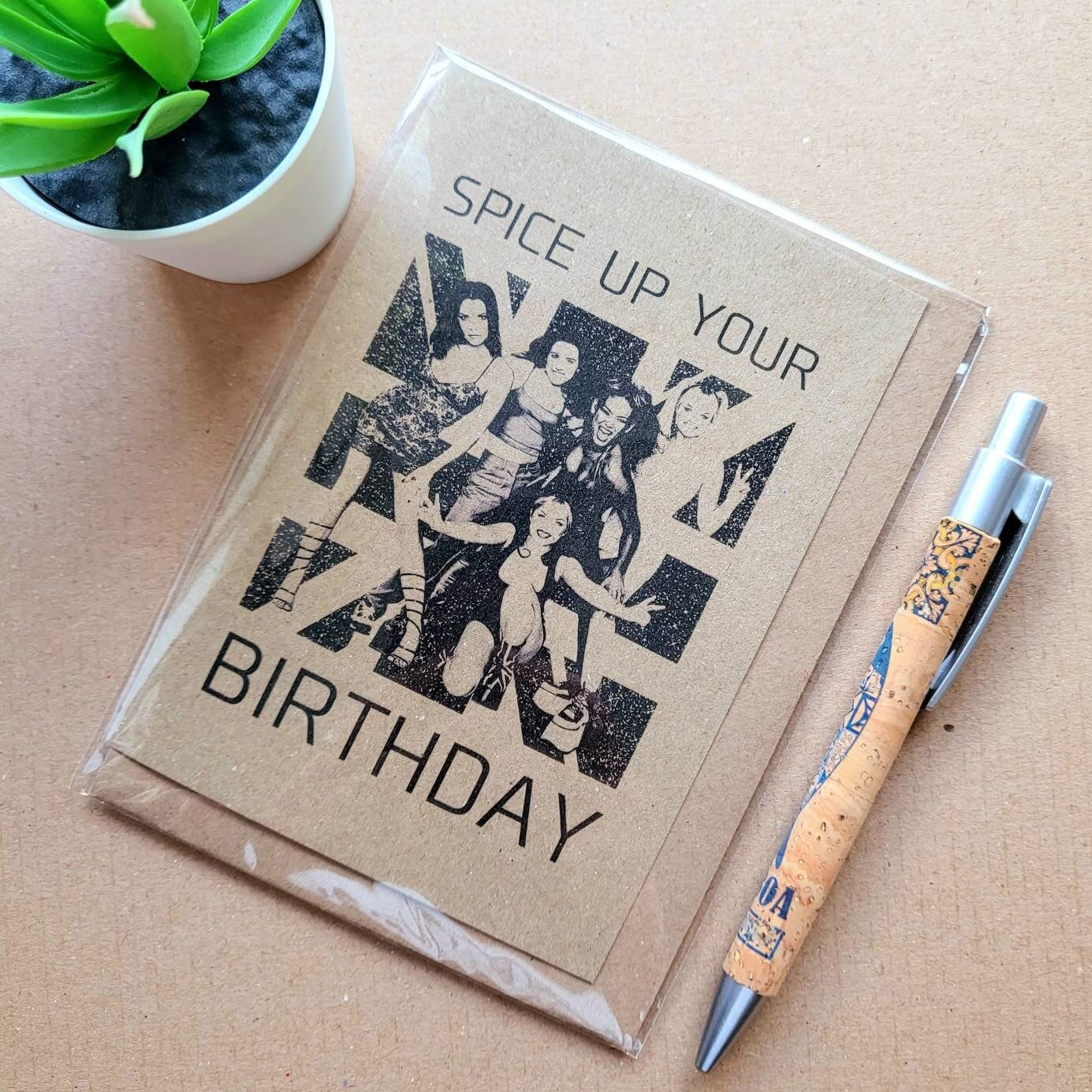 Funny Spice girls Birthday Card - Spice up your Birthday!