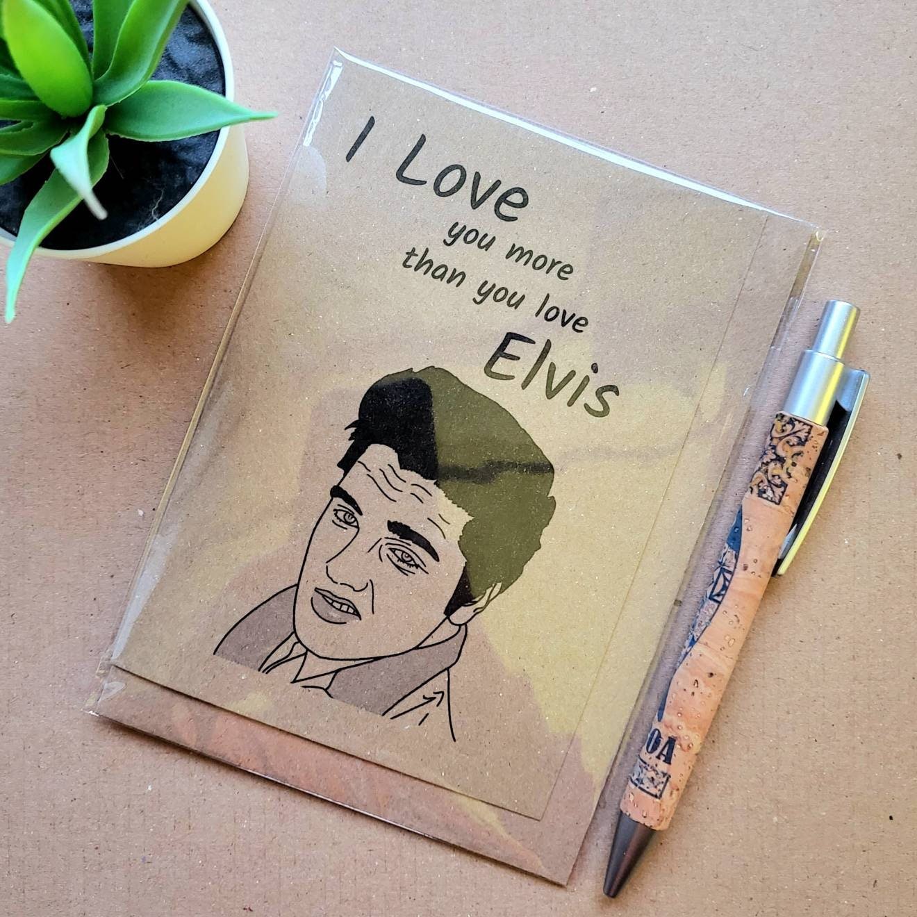 Funny Elvis Valentines Card