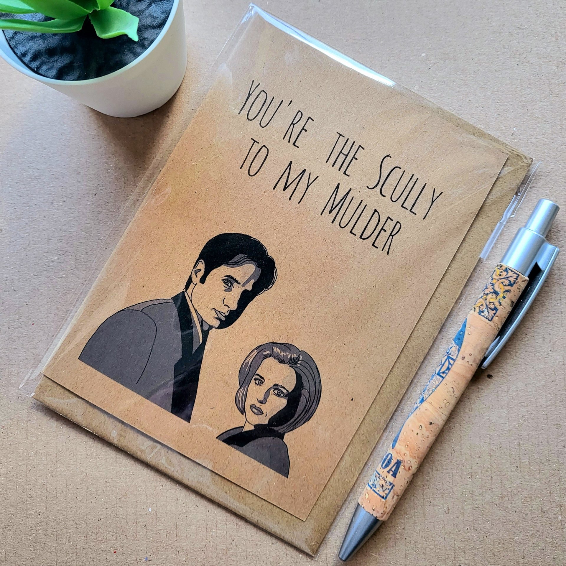 Funny X Files Valentines Card