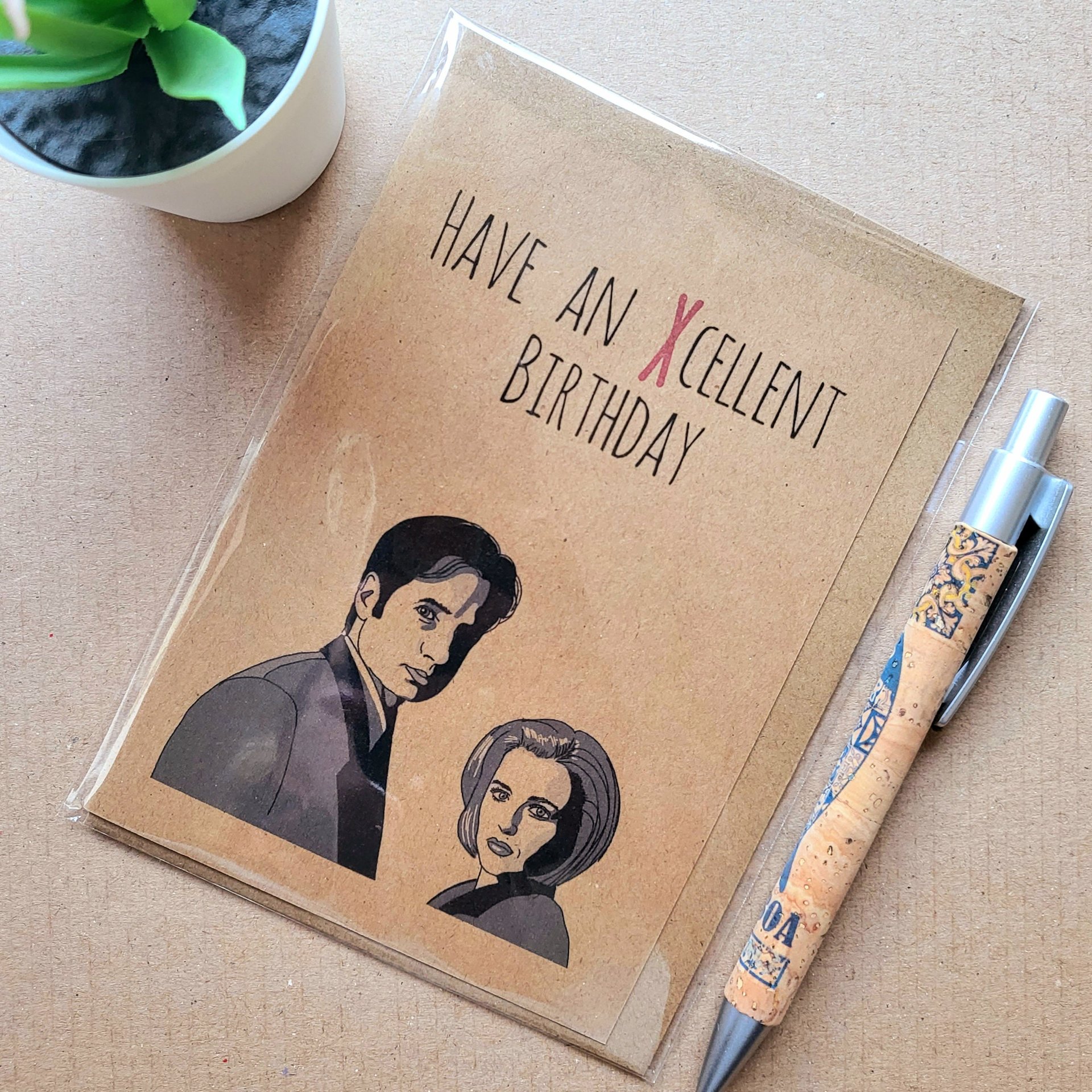 Funny X Files Birthday card