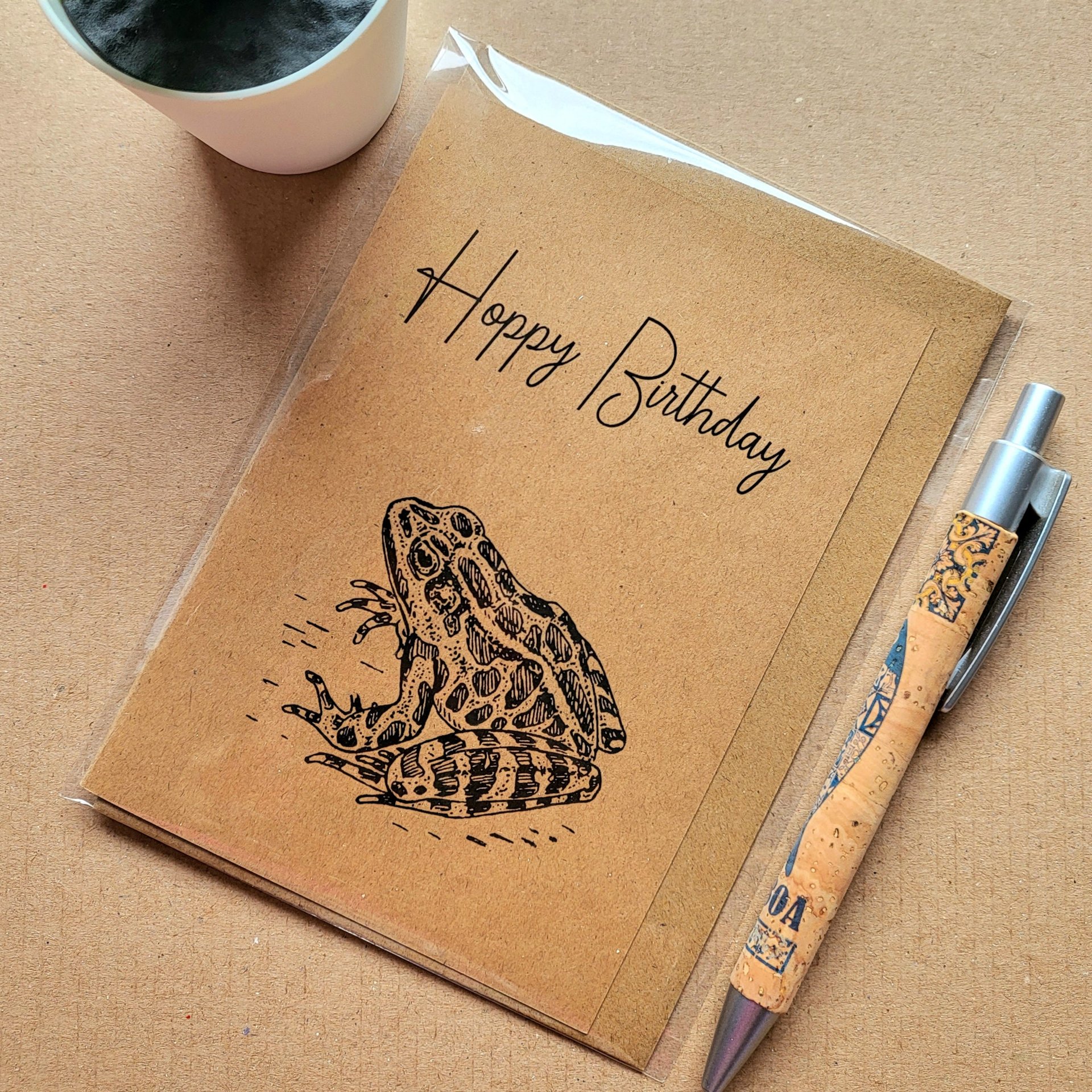 Funny Adult Frog Birthday card