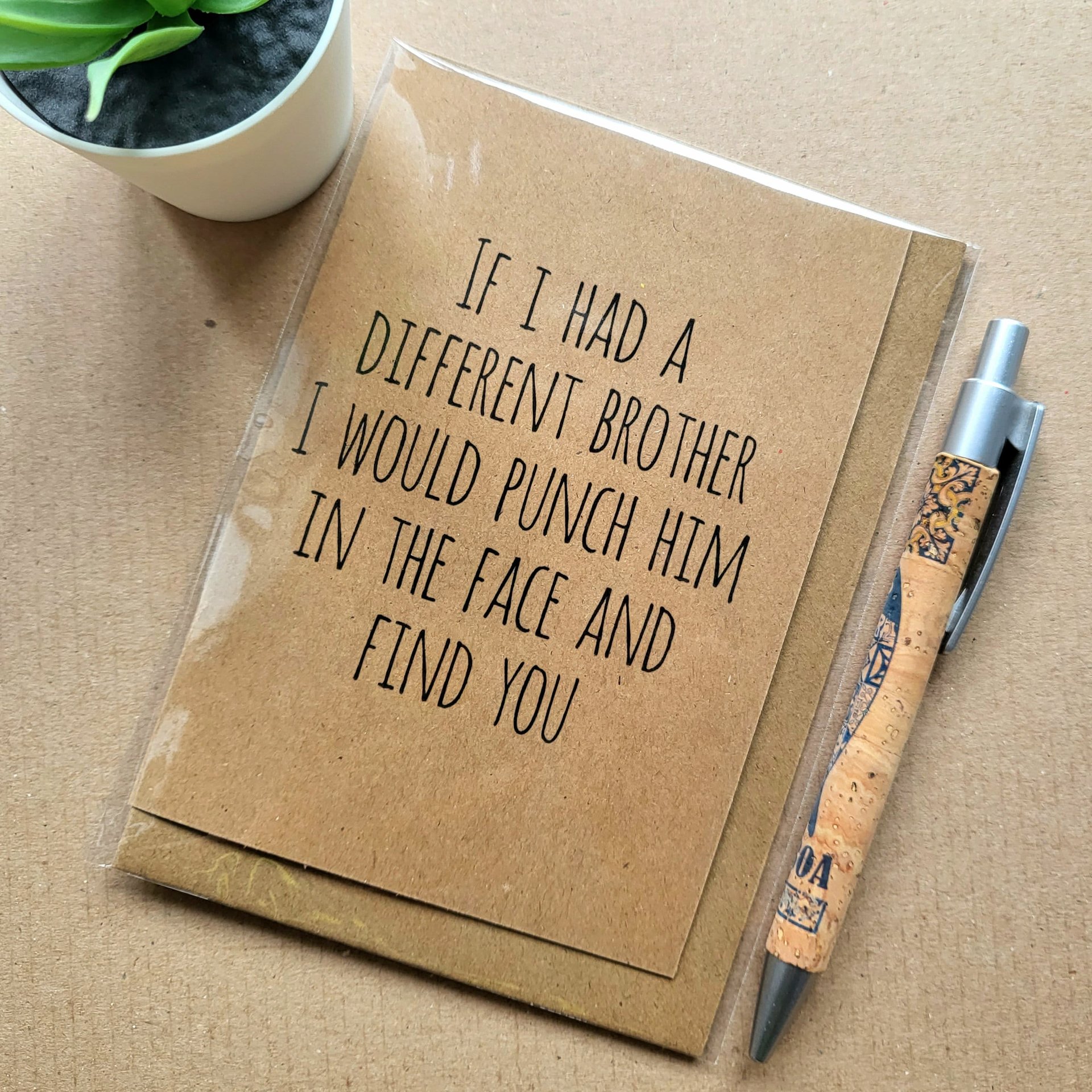 Funny Brother Birthday Card