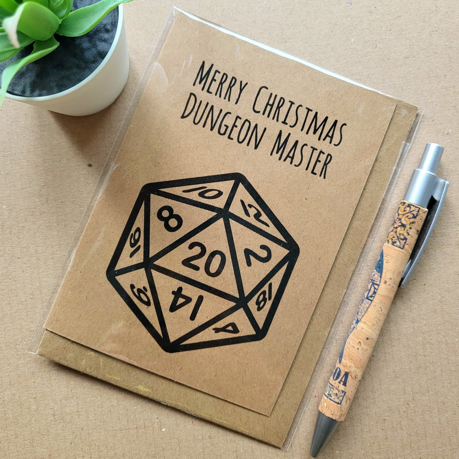 Dungeon Master Christmas card - Dungeons and Dragons