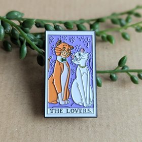 The Aristocats Enamel Pin Badge - Lovers Tarot Card
