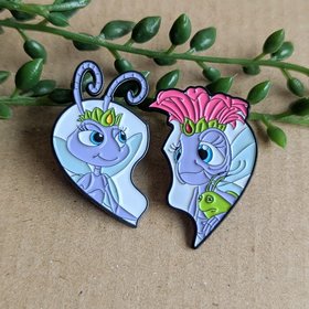A Bugs Life Enamel Pin Badge Set
