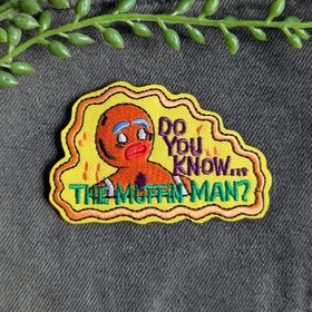 Shrek Iron-on Patch - The Muffin Man