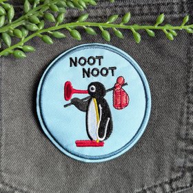 Pingu Iron-on Patch