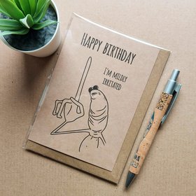 Marcus the Worm Birthday Card