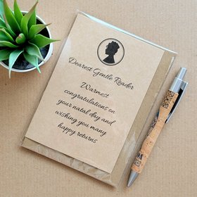 Lady Whistledown Bridgerton Birthday Card