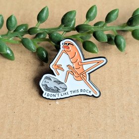 Marcus the Worm Enamel Pin Badge