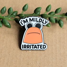 Marcus the Worm Enamel Pin Badge
