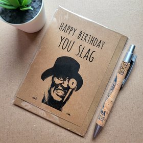 Funny Rude Mighty Boosh Birthday Card - Hitcher