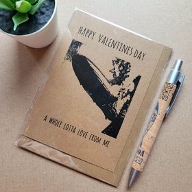 Funny Led Zeppelin Valentines Card